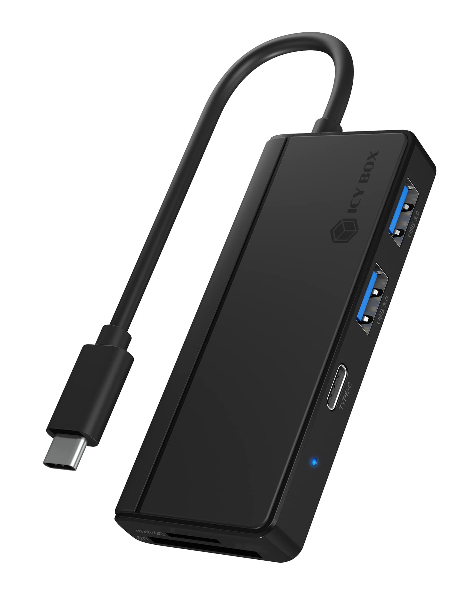 ICY BOX USB-C® Docking Station IB-HUB1423CR-C3 Suitable for Docking Station Brands: Universal Integrated Card Reader