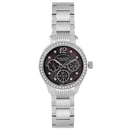 Premier Chronograph Black Dial Womens Watch - P204-11