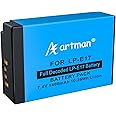 Artman Fully Decoded LP-E17 Battery 1400 mAh Compatible with Canon EOS R50 R10 R8 RP, Rebel T8i, T7i, T6i, T6s, SL2, SL3, EOS