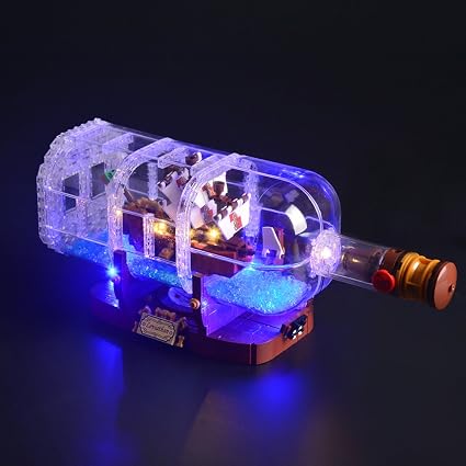 Lightailing Light Set For Ship In A Bottle Building Blocks Model Led Light Kit Compatible With Lego 21313not Included The Model