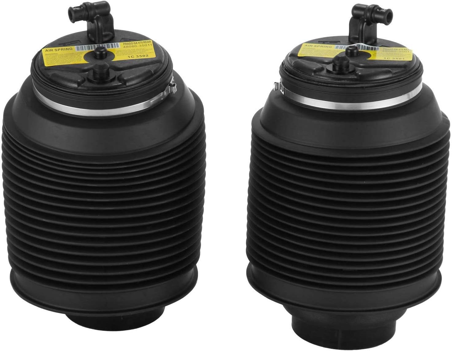 Husuper 2x Air Bag Suspension Springs for To-y-o-ta 4 Run-ner GX470 Pra-do Rear Left&Right Air Suspension Shock Spring for Lex-us GX460 GX470 2002-2012 Rear Pair