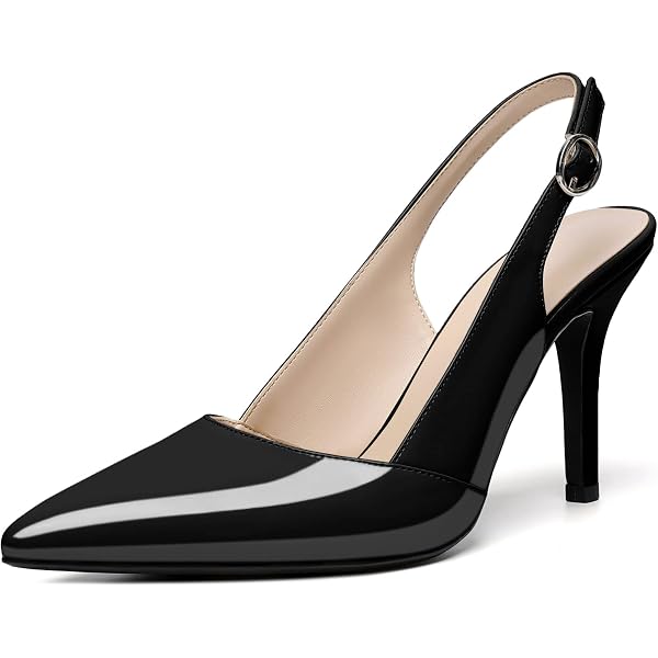 MOOMMO Women's Clear PVC Stiletto Pumps | 4 Inch Pointed Toe High Heels For Wedding & Party