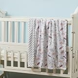 CREVENT Soft Plush Baby Crib Blanket 75x100 cm Unisex Newborn Toddlers view 6