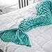 [Holidayli]Holidayli Mermaid Blankets, Handmade Knitted Mermaid Tail Blankets for Adults Girls All Season Party [並行輸入品]