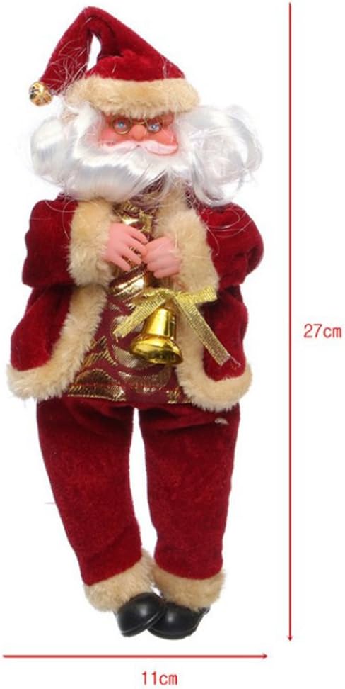 TINKSKY Sitting Santa Claus Doll 