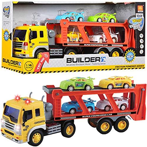 Friction Powered Transport Car Carrier 