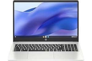 HP 15.6 HD Premium Chromebook, Intel Celeron N Processor 3.7GHz Turbo Speed, 8GB Ram, 64GB SSD, Ultra-Fast WiFi Up to 1700 Mb
