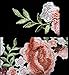 2Pcs Flower Iron on Patches - Embroidered Flower Patches Floral Iron on Applique - Cute Patches Flower Appliques for Clothing - Embroidery Patch Flower for Shirts, Jeans, Hats, Blouses, Pants, Skirts