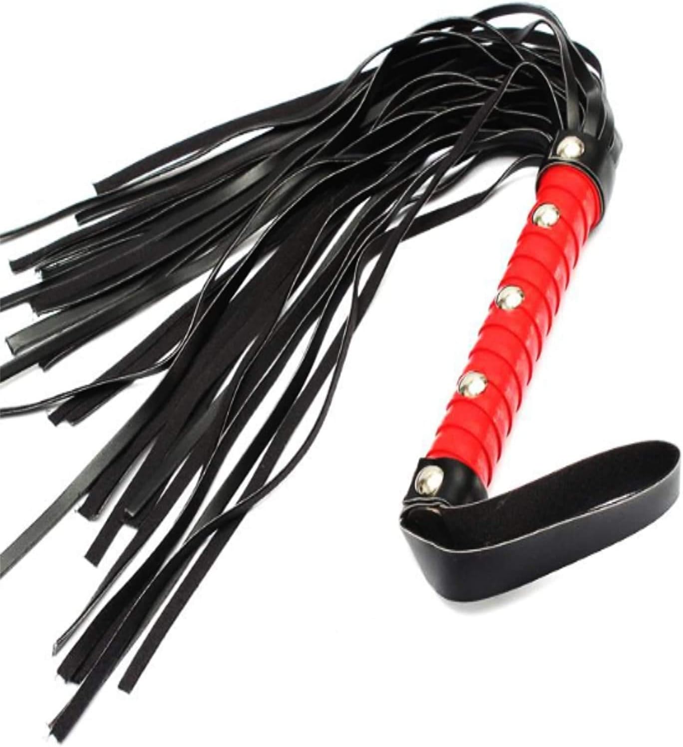 MALINERO Riding Whip - Faux Leather Horse Riding Whip - Leather Whips