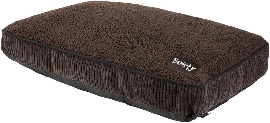 Bunty Snooze Soft Fur Fleece Dog Bed Pet Basket Mat Cushion Pillow Mattress - Made in the UK (XS), Brown - Image 4