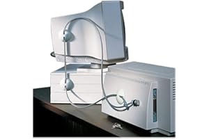 Kensington Desktop Microsaver Universal Computer Key Lock and Cable Security System 64162a