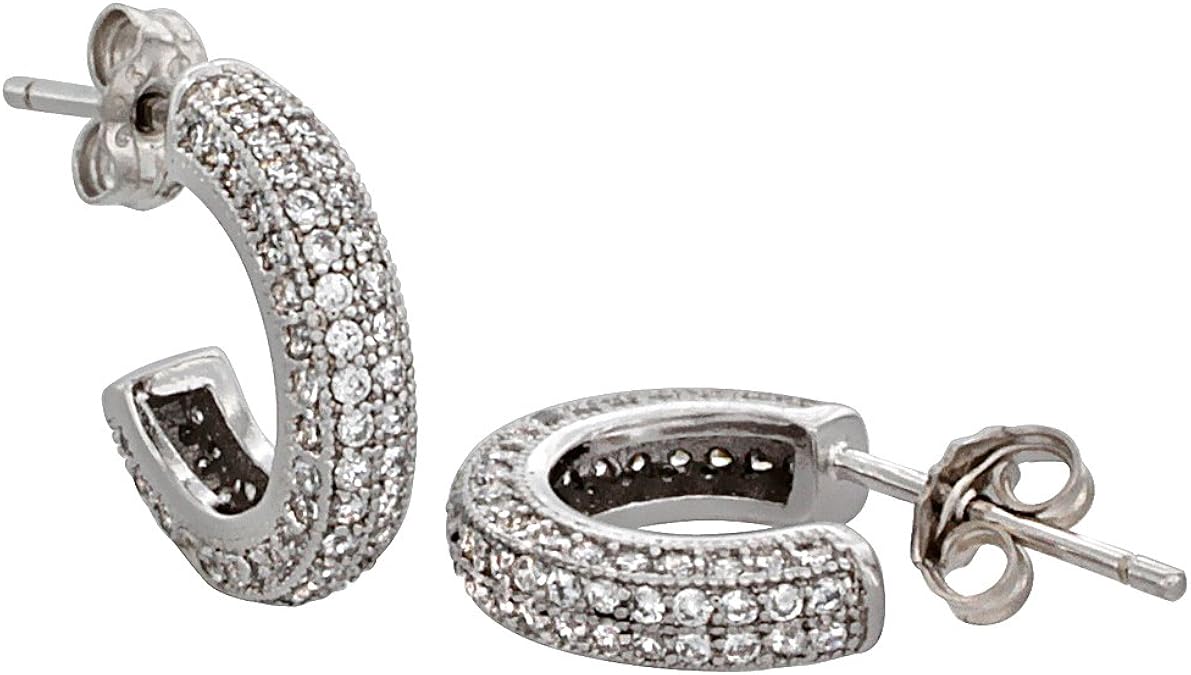 1 1 2 inch sterling silver hoop earrings