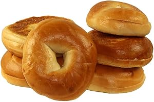 Just Bagels Sliced Plain Bagel, 4 Ounce -- 48 per case.