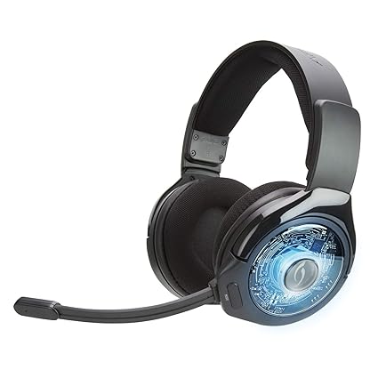 PDP PS4 Afterglow AG 9+ Prismatic True kabelloses Gaming-Headset 051-044-EU-BK-AMZ, Schwarz