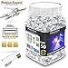 RJ45 CAT6 Passthrough Connectors (50 PCS),Gold Plated 3 Micron 3u, High Performance 3 Prong Pins (CAT6/50 PCS)