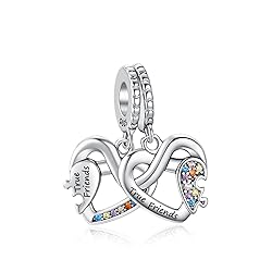 Alstade Puzzle Love Heart Charm 925 Sterling Silver
