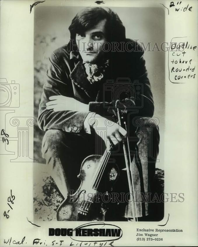 Amazon.com: Historic Images -1972 Press Photo Musician Doug Kershaw