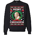 Wild Bobby Merry Chrithmith Ugly Christmas Sweater Unisex Crewneck Graphic Sweatshirt