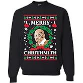 Wild Bobby Merry Chrithmith Ugly Christmas Sweater Unisex Crewneck Graphic Sweatshirt