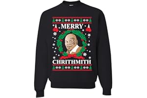 Wild Bobby Merry Chrithmith Ugly Christmas Sweater Unisex Crewneck Graphic Sweatshirt