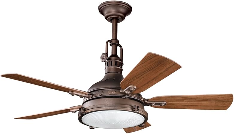 Kichler 310101wcp Patio 44 Inch Hatteras Bay Patio Fan Weathered