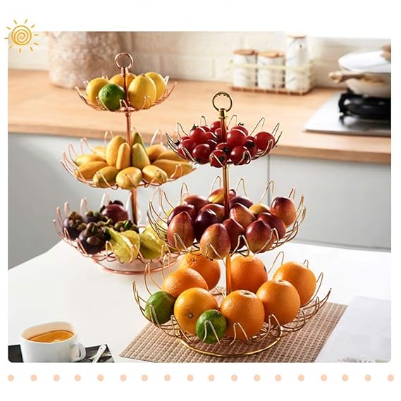 BECF Fruta Y El Soporte Vegetal, De 3 Niveles Basket, Accesorios ...