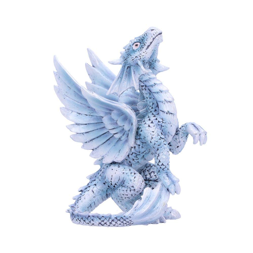 Nemesis Now Anne Stokes Age Small Silver Dragon Figurine, White
