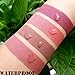 Matte Liquid Lipstick Set, Qibest 4 Colors Waterproof Long Lasting Nude Lipsticks Non-Stick Cup Lip Gloss(Kit 4)