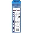 2% Lanthanated TIG Welding Tungsten Electrodes 1/16” x 7” 10-Pack