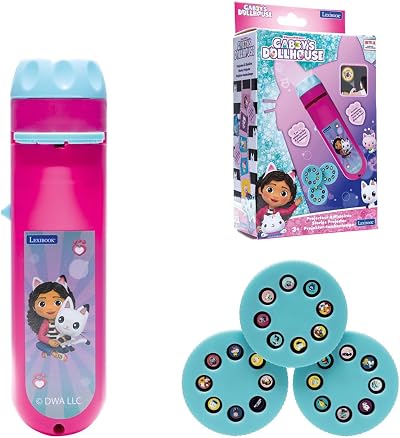 Lexibook Gabby's Dollhouse Stories Projector and Torch Light LTC050GDH