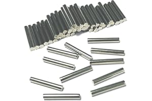 ZDingTech 50pcs 3mm x 20mm Dowel Pins,3mm Metal Dowel pins M3 3mm Shelf Pegs,Support Shelves,3mm x 20mm Metal Rod.304 Stainless Steel Wood Bunk Bed pegs