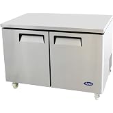 Atosa MGF8406 48'' Undercounter-Freezer