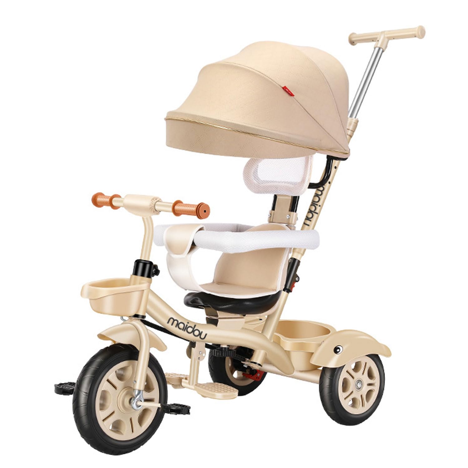 Nijakise 子供用三輪車 5in1三輪車 ベビーカー 手押し棒付き 手押し棒調整可能 サンシェード付き 組み立て式 6ヶ月～6歳 おもちゃ プレゼント商品画像