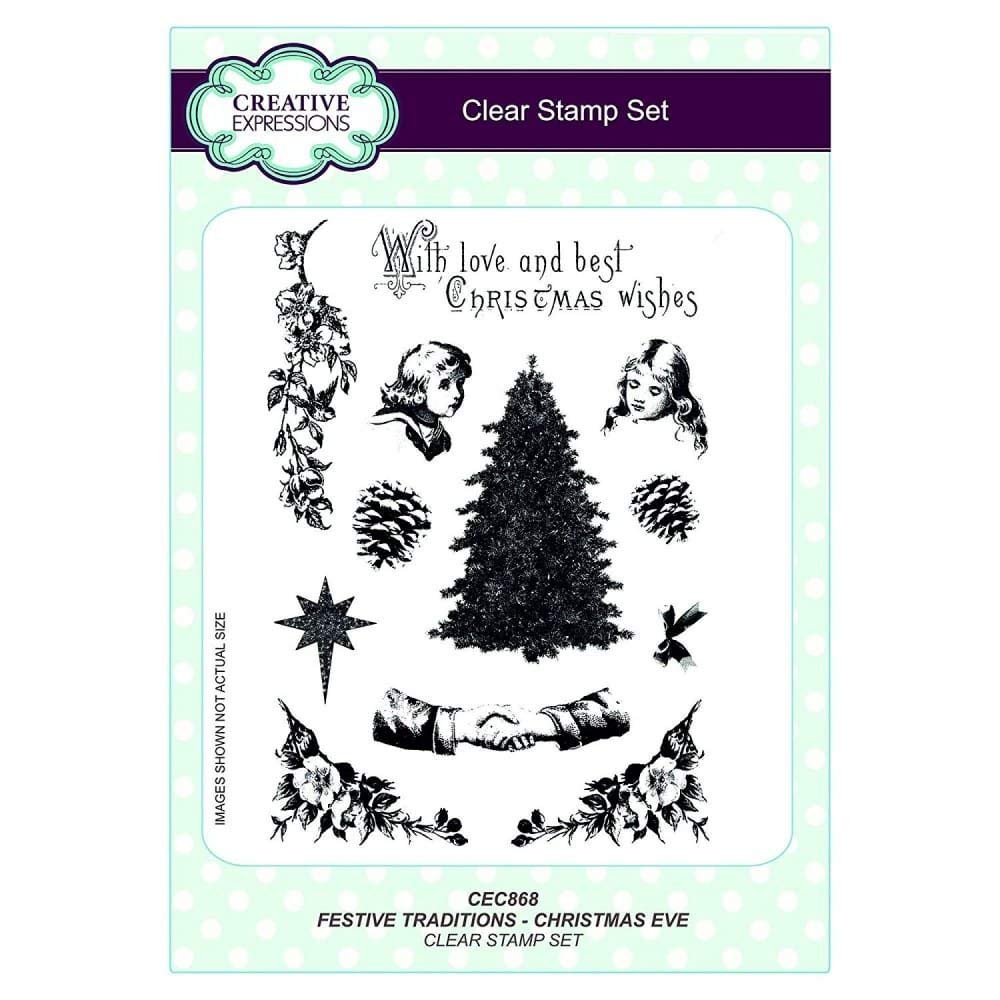 Festive Traditions Christmas Eve A5 Clear Stamp Set