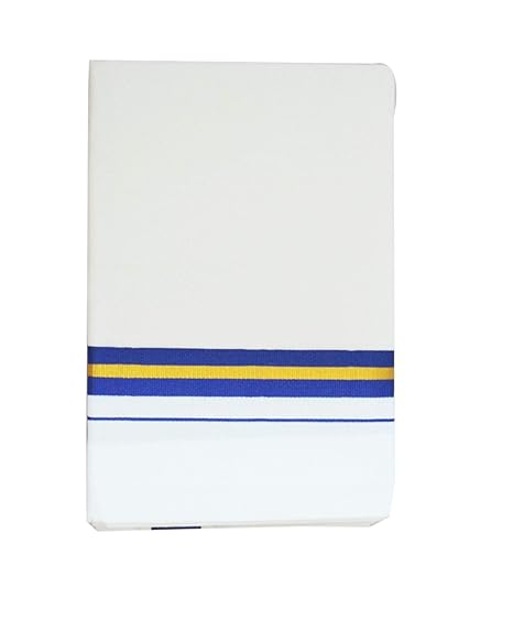 Men's Pure Cotton Dhoti(118_White_2m)