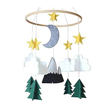 Amazon Com Cinhent Baby Crib Mobile Birds Clouds Woodland