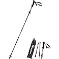 A ALAFEN Aluminum Collapsible Ultralight Travel Trekking Hiking Pole for Men and Women