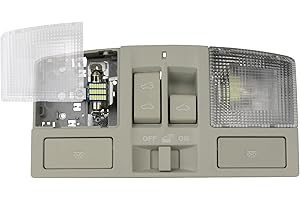 APPERFIT LED Overhead Console w/Sunroof Switch & Dome Light BBM6-69-970B-75 for Interior Roof Compatible with Mazda3 2010 2011 2012 2013 Ceiling Map Reading Light Accessories Parts