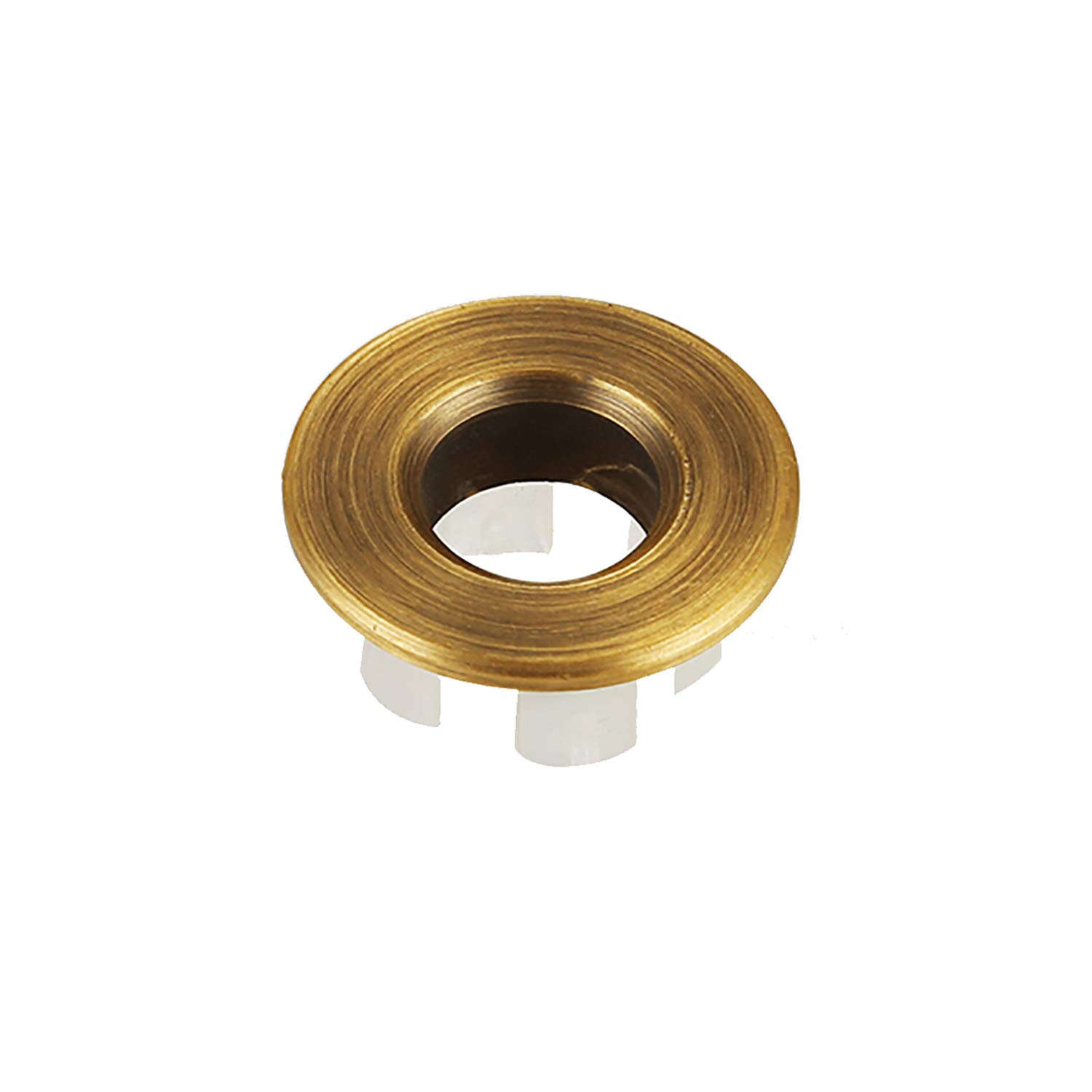 NSODOO Basin Trim Overflow Cover Brass Insert Hole Round Plugs Antique Brass