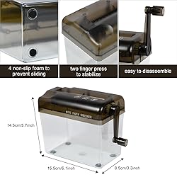 JIKIOU Mini Hand Shredder Portable Paper Shredder