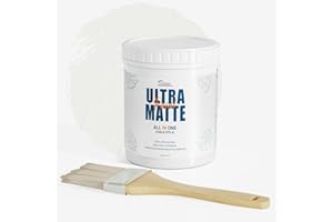 CIONIA Chalk Paint - Ultra Matte Chalk Paint for Furniture, Home Decor, Crafts,Cabinet Paint, Wood Paint - Eco-Friendly - All-in-One -(5 OZ,Vanilla White)