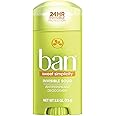 Ban Shower Fresh 24-hour Invisible Antiperspirant, Solid Deodorant for Women and Men, Underarm Wetness Protection, with Odor-fighting Ingredients, 2.6oz