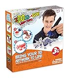 IDO3D Go Vertical - Two (2) pen set - Wind Up Robot using 3D Printing Construction