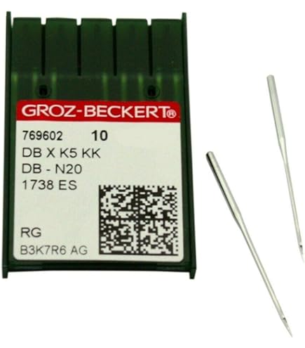ke.nt5 20個分
1カートンはバラして発送いたします。 Amazon.com: 100 Groz-Beckert DBXK5 KK Needles for 3D Embroidery