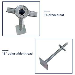 GaeaAuto 4 Pack Adjustable Leveling Jacks Feet
