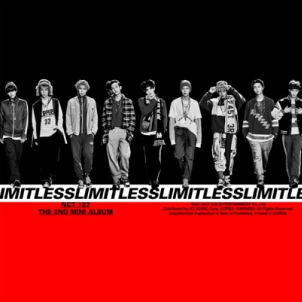 NCT 127 KPOP LIMITLESS [C Version] 2nd Mini Album CD + 2 Posters + Photos + Photos + Stickers + Postcard