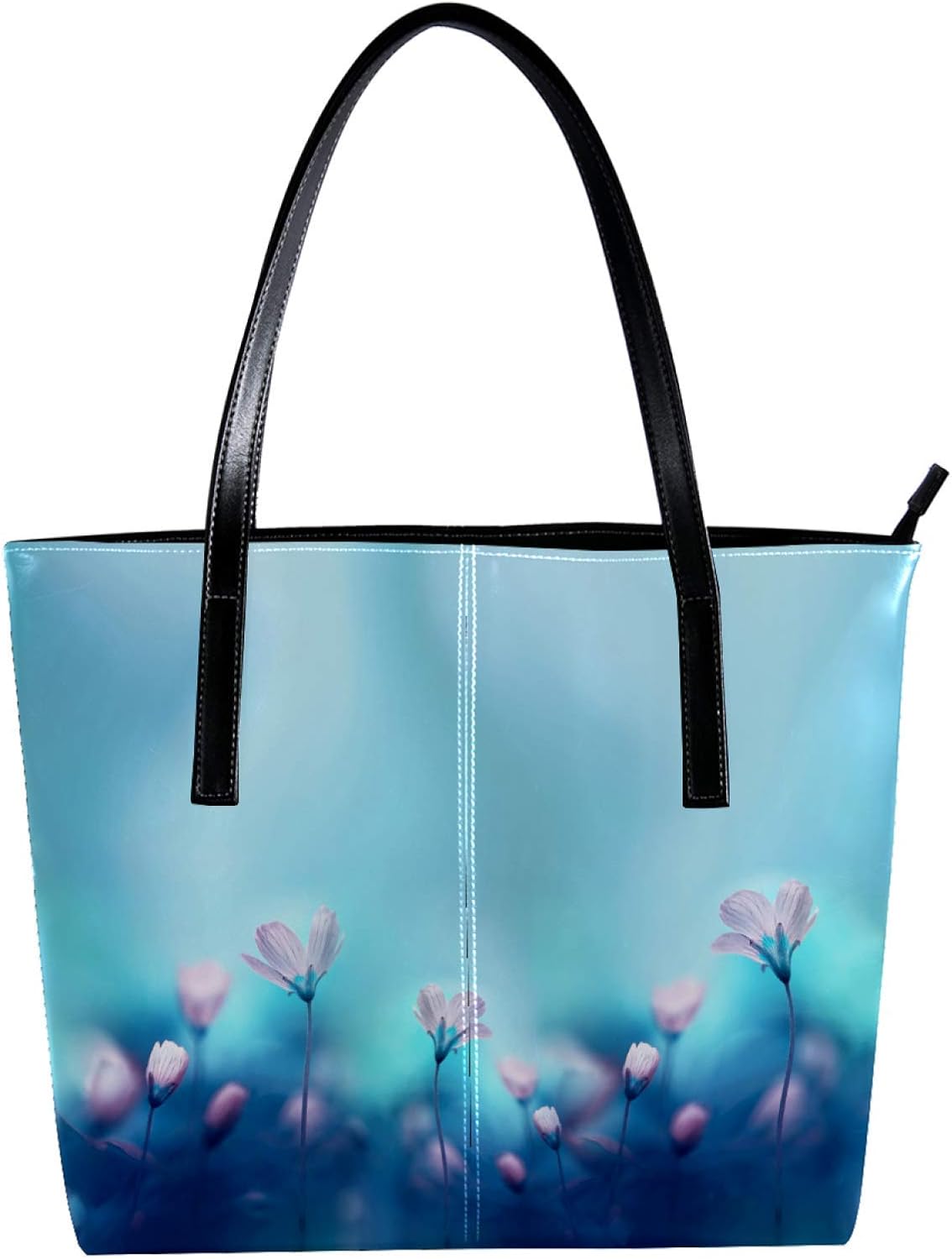 Women's Microfiber leather Tote Shoulder Bag Big Capacity Handbag