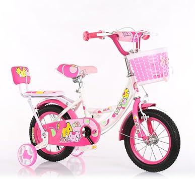 Amazon 子供用自転車3 5歳子供用自転車14インチ用赤ちゃん用自転車ハイカーボンスチールベビーキャリッジ ピンク 青 緑 Color Pink Fenfen 子ども用自転車