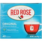 Red Rose Black Tea, 40 Count Box (Pack of 6)
