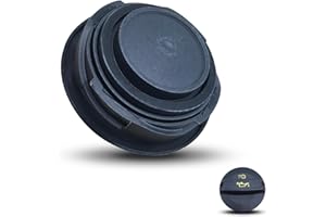 Merdege Oil Cap Cover, Car Engine Oil Filler Cap Cover Accessories,OEM #06K103485A Seals Oil Cap, Compatible with Volkswagen Audi (Black)